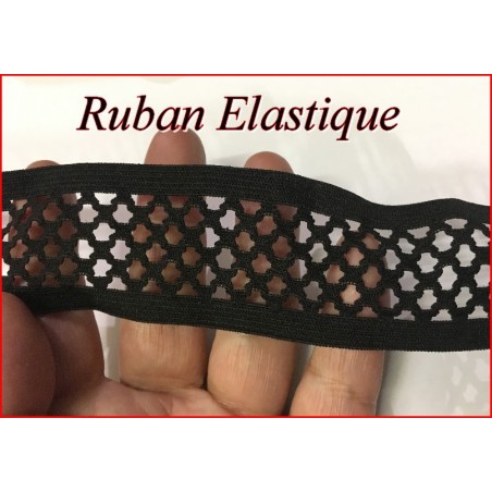 Ruban élastique  au mètre pour lingerie et customisation.