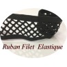 Ruban élastique  au mètre pour lingerie et customisation.