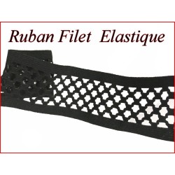 Ruban élastique  au mètre pour lingerie et customisation.