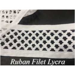 Ruban élastique  au mètre pour lingerie et customisation.