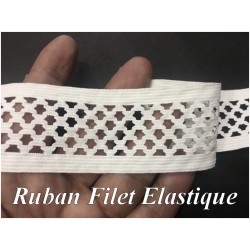 Ruban élastique  au mètre pour lingerie et customisation.