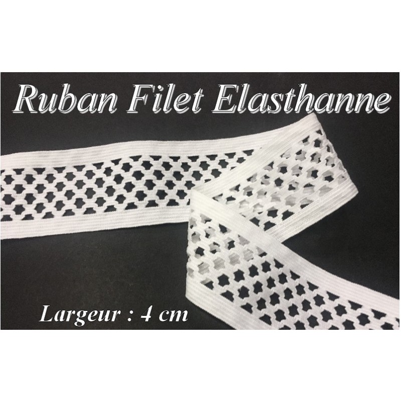 Ruban élastique  au mètre pour lingerie et customisation.