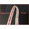Etiquette Tissé pour Vêtements Taille " 4 "   Par 50 Pièces A Coudre  Textile , Contexture Pour Confection.