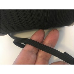 Élastique Plat Couture 8 mm - Noir ou Blanc - Plaquette ou Écheveau 50m - Prix de Gros
