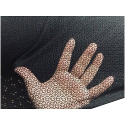 Tulle Résille Tissé Imprimé Lycra Elastique Noir Au Mètre  Pour Lingerie, Justaucorps.