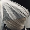 Tulle Résille Tissé Imprimé Lycra Elastique Noir Au Mètre  Pour Lingerie, Justaucorps.
