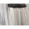 Tulle Résille Tissé Imprimé Lycra Elastique Noir Au Mètre  Pour Lingerie, Justaucorps.