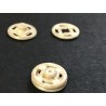 Bouton Pressions Plastique Blanc A Coudre