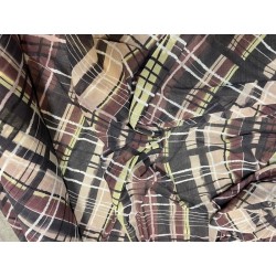 Tissu Résille Imprimée Extensible au Mètre