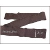 Bord-Cote En Bande de Tissu Maille Prune Choco Imprimé Pour Poignée Manche et cols