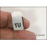 Etiquette De Vêtements Blanches " Tailles Unique " Par 100 Pièces  Découpées A Coudre, Contexture Pour Confection.