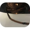 ruban paillette marron, fil marron en sequin au mètre