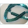 ruban paillette turquoise, fil  en sequin turquoise pas cher au mètre