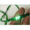 ruban paillette vert, fil  en sequin vert pas cher au mètre