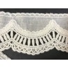 "Broderie anglaise en 5 cm Ecru : Décorez et personnalisez avec élégance à prix doux !"