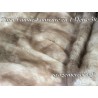 Tissu Fourrure au Mètre Imitation Beige