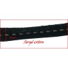 Ruban Sergé Coton Noir En 10 mm A point Cellier Coudre Pour Loisirs Créatifs Et Décorations.