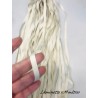 Laminette x 50 mètres Elastique Caoutchouc Lisse Au mètre  A Coudre, Ruban Lycra Blanc Pour Maillot De Bain