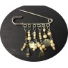 Broche  Pour Femme En Epingle à Nourice Argent Pour Décorations.