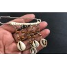 50 Broches  Pour Femme En Epingle à Nourrice Argent Orné de coquillages et de perles en bois Pour La Décorations.