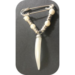 Broche  Pour Femme En Epingle à Nourrice Argent Pour Décorations.