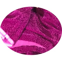 Tissu Velours Marbré Prune au mètre, Symbole de Raffinement