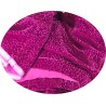 Tissu Velours Marbré Prune au mètre, Symbole de Raffinement