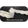 Macramé Blanc de 20 mm coton : Créez des merveilles en Macramé