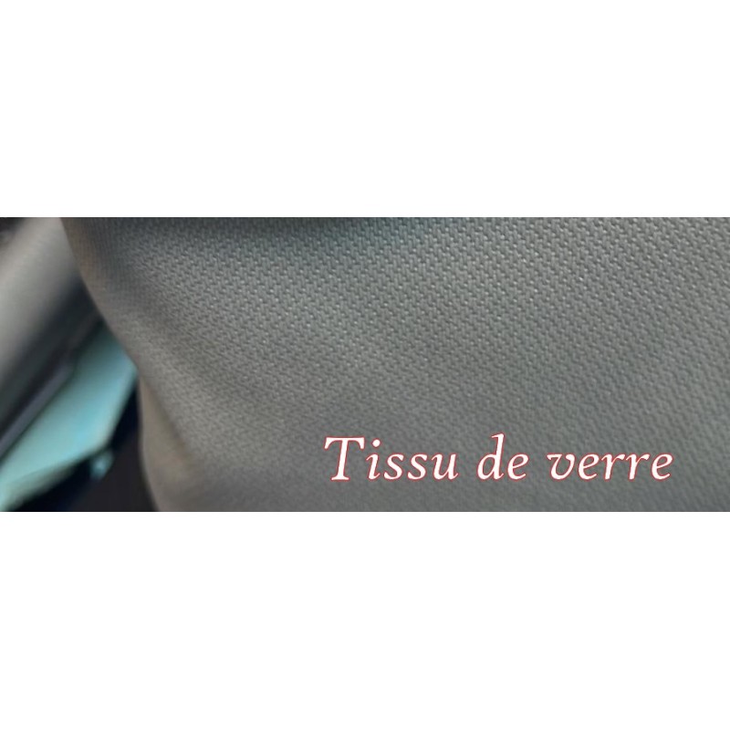 Tissu de verre gris au mètre - Vente au Mètre Linéaire