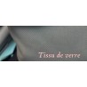 Tissu de verre gris au mètre - Vente au Mètre Linéaire