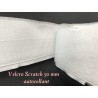 Velcro Scratch auto adhessif en 50 mm noir,  bande Scratch autocollante Noir