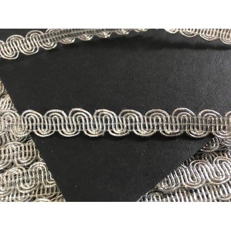 copy of Ruban Galon Métallisé  Argenté Torsadé En 10 mm Pour Loisirs Créatifs Et  Décorations.