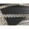 Ruban en 10 mm métallisé argenté ou doré pour une touche brillante et décorative"