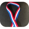 "Ruban en gros-grain bleu, blanc, rouge : L'élégance tricolore pour toutes vos créations"