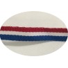 "Ruban en gros-grain bleu, blanc, rouge : L'élégance tricolore pour toutes vos créations"