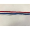 "Ruban en gros-grain bleu, blanc, rouge : L'élégance tricolore pour toutes vos créations"