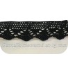 Macramé dentelle noir en 15 mm " pour des créations raffinées "