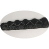 Macramé dentelle noir en 15 mm " pour des créations raffinées "