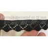 Macramé dentelle noir en 15 mm " pour des créations raffinées "