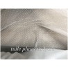 Tulle Plumetis Elasthanne Blanc Souple En Résille Au Mètre Pour Mariage et Justaucorps.