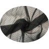 Tulle Plumetis Elasthanne Noir Souple En Résille Au Mètre Pour Mariage et Justaucorps.