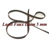 Ruban Lacet Faux daim En 10 MM  Marron- choco -  A Coudre Pour Loisirs Créatifs Et Décorations.