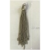 Pompons en Métal Argent En 10 cm: L'Éclat Brillant pour Vos Créations
