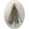 "Pompons en Métal Argent En 10 cm: L'Éclat Brillant pour Vos Créations"