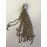 Pompons en Métal Argent En 10 cm: L'Éclat Brillant pour Vos Créations
