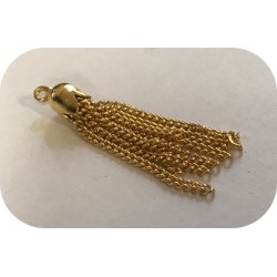 Pompons en Métal Doré En 4 cm: L'Éclat Brillant pour Vos Créations"