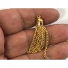 Pompons en Métal Doré En 4 cm: L'Éclat Brillant pour Vos Créations"