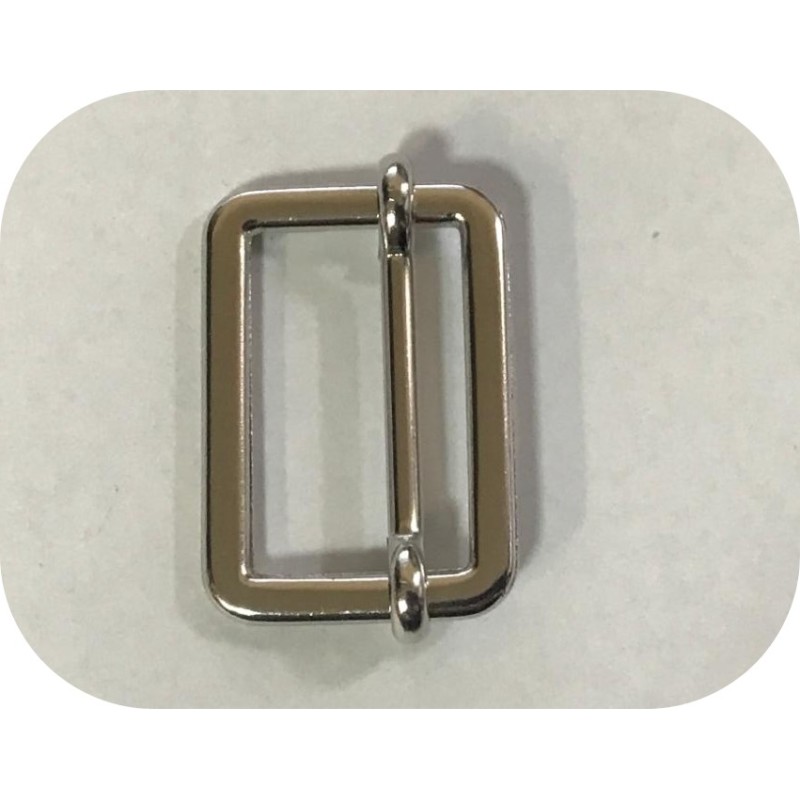 Boucle Coulissante en 3 cm à coudre en Nickel Argent