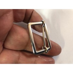 Boucle Coulissante en 3 cm à coudre en Nickel Argent