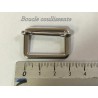 Boucle Coulissante en 3 cm à coudre en Nickel Argent